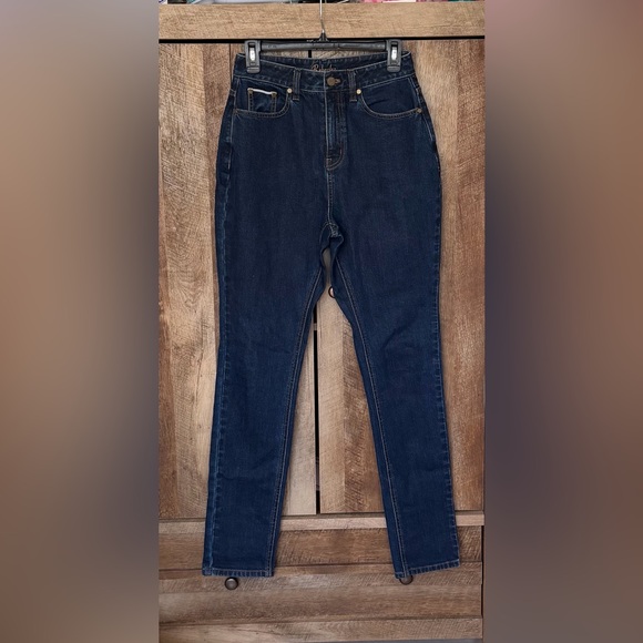 Torrid Curve Rebecka Denim - Women's Torrid Curve Rebecka High Rise Straight Leg Jeans - Dark Blue Size 27